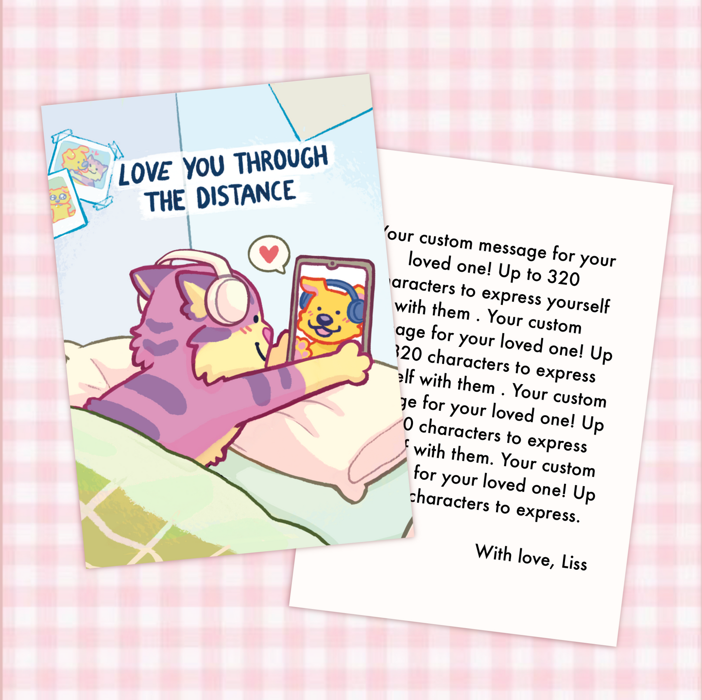 Custom Greeting Card (CHECK DESC)