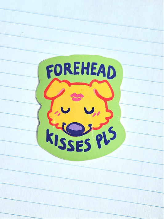 Forehead Kisses Vinyl Sticker