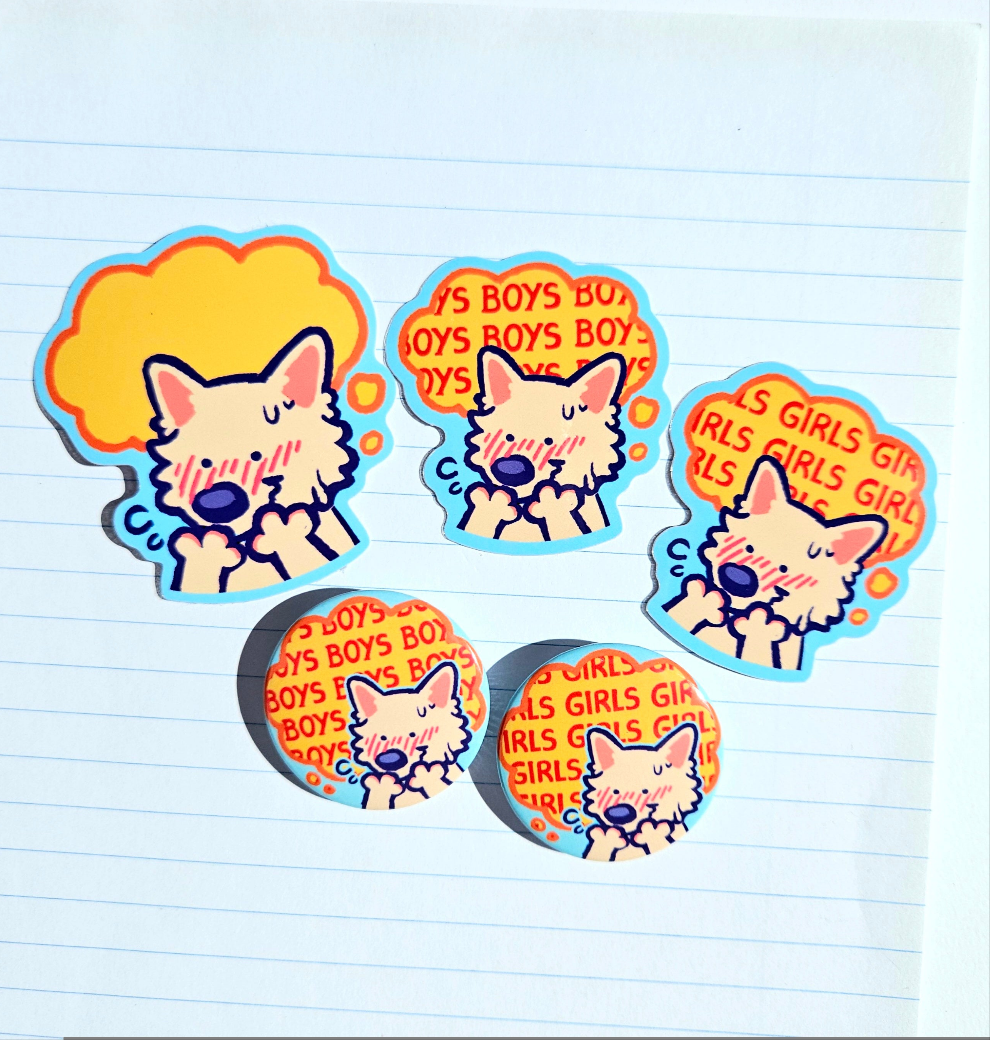 Girls Girls Girls Vinyl Sticker