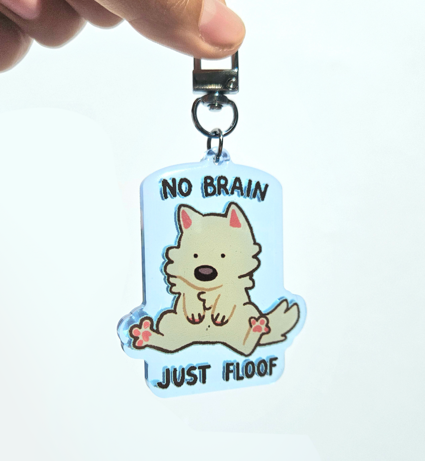 Just Floof Keychain