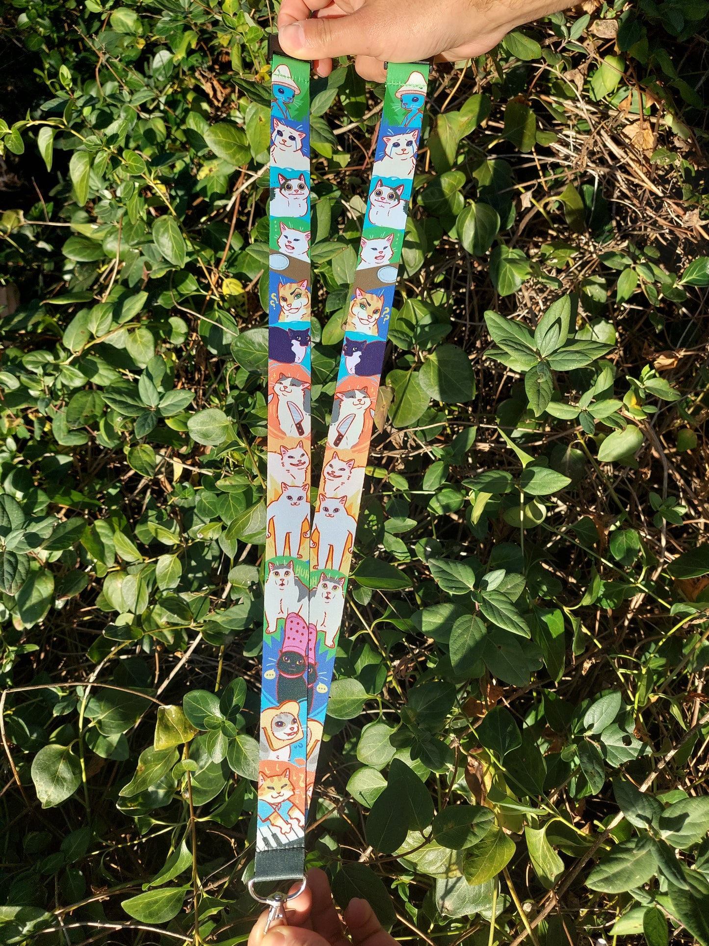 Cats Meme Lanyard