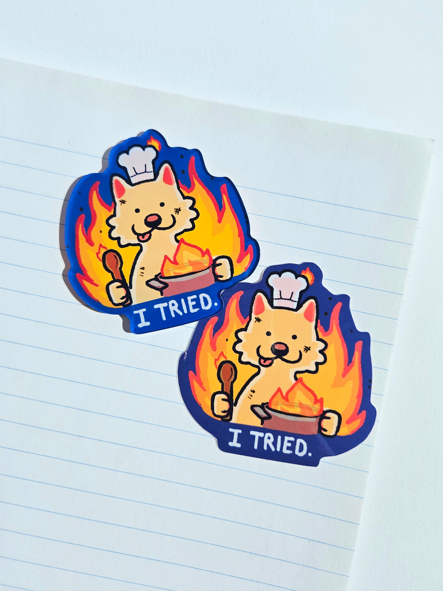 I Tried Vinyl Sticker