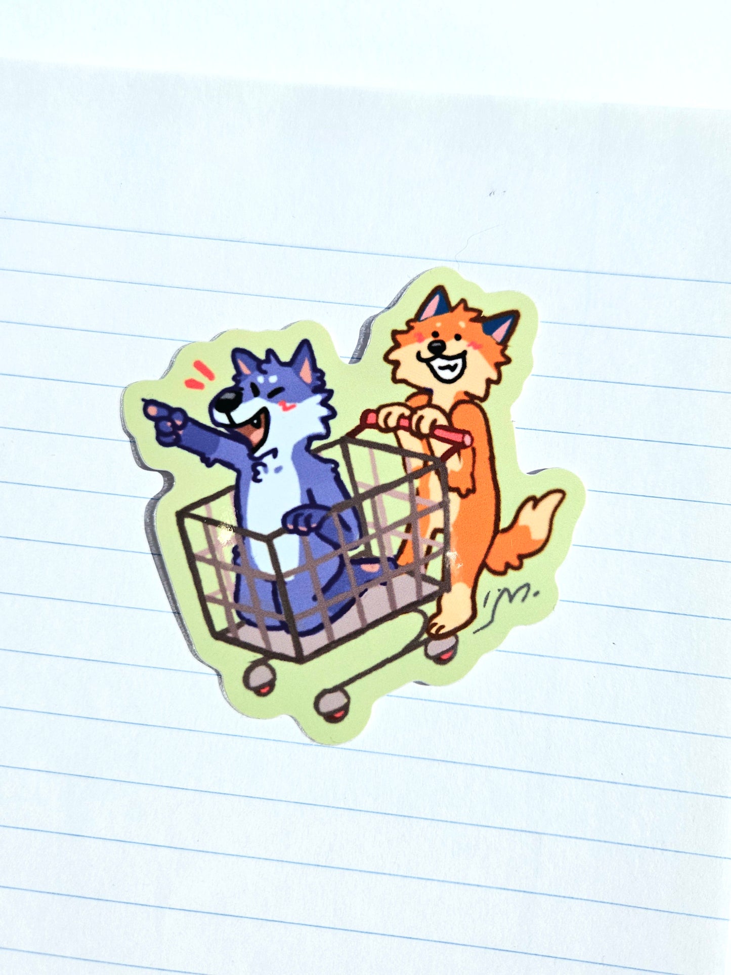 Restock time Vinyl Sticker