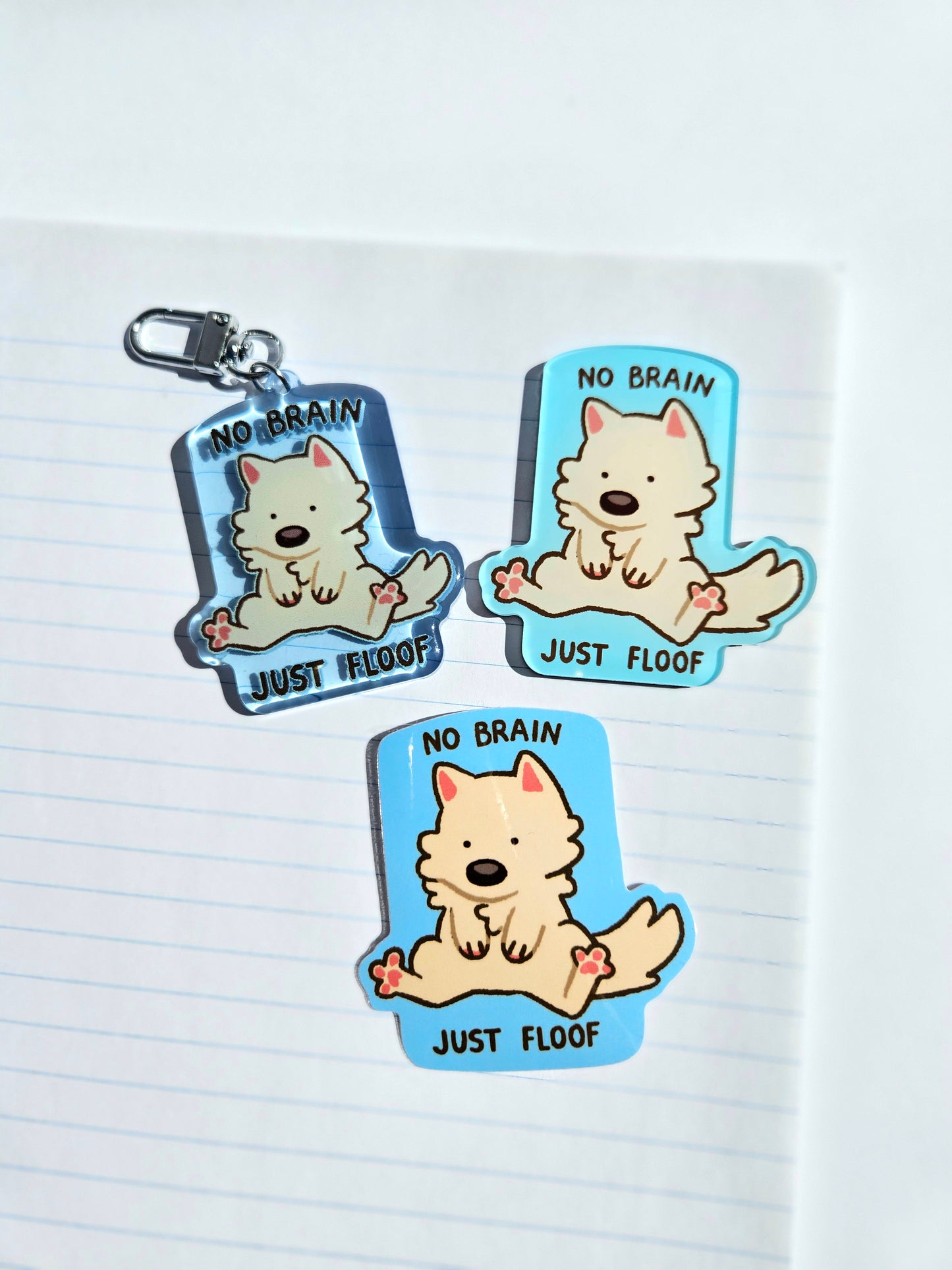 Just floof Vinyl Sticker