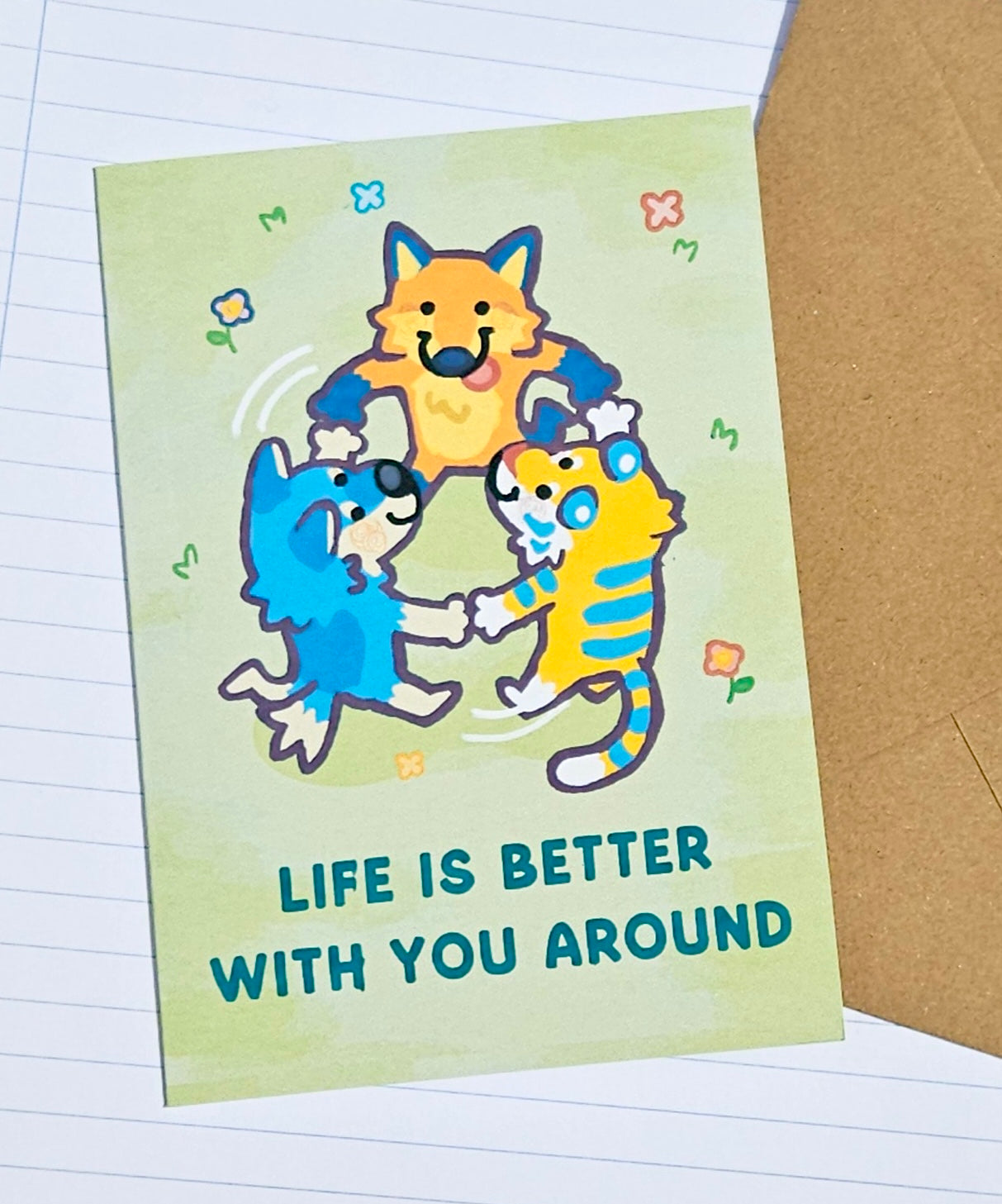 With you Around Greeting Card