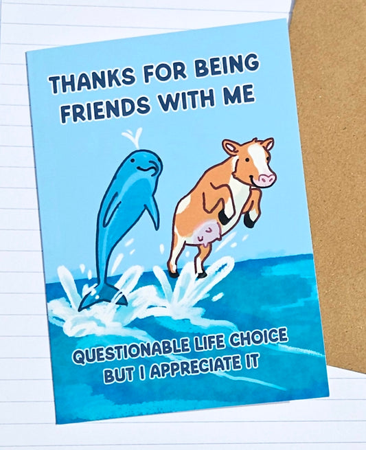 Friend With me Greeting Card