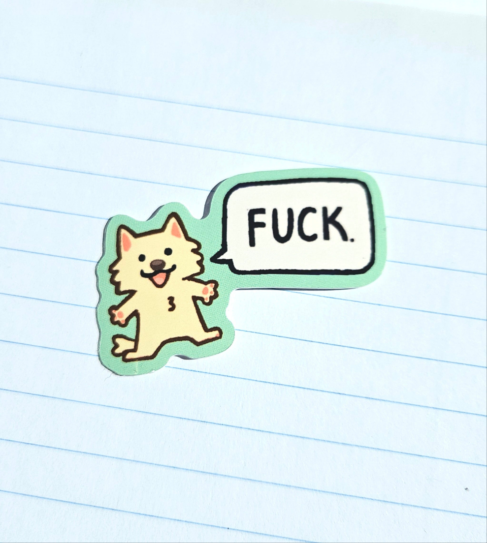 FUCK Vinyl Sticker