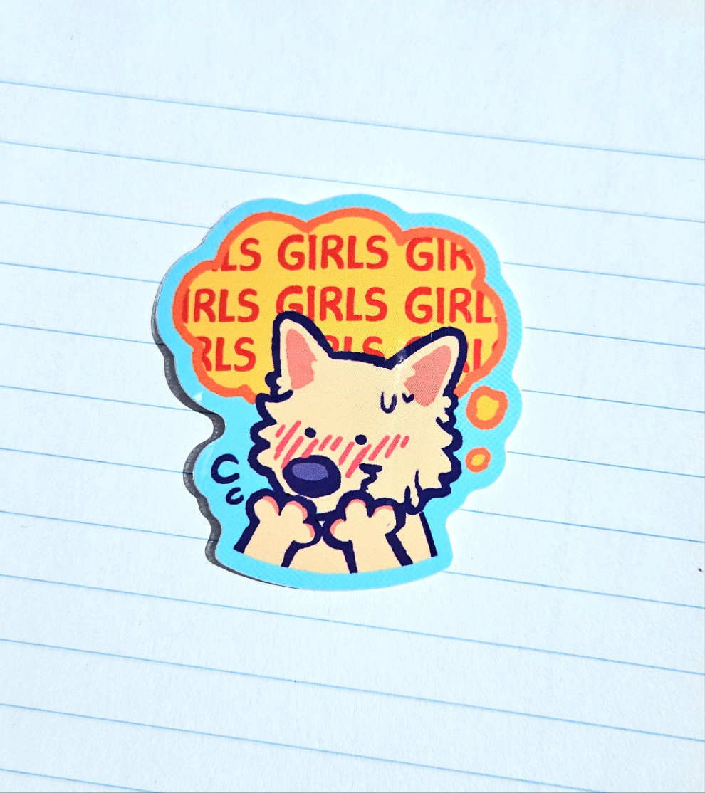 Girls Girls Girls Vinyl Sticker