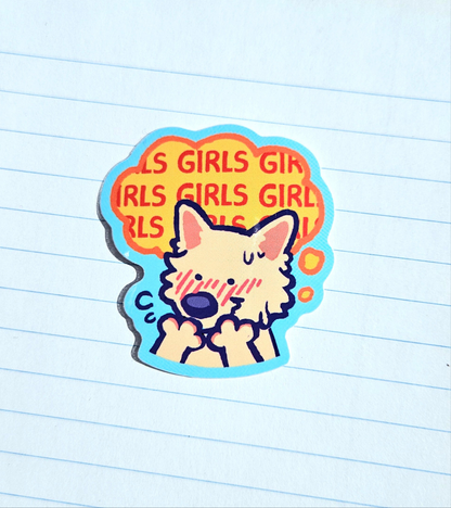 Girls Girls Girls Vinyl Sticker
