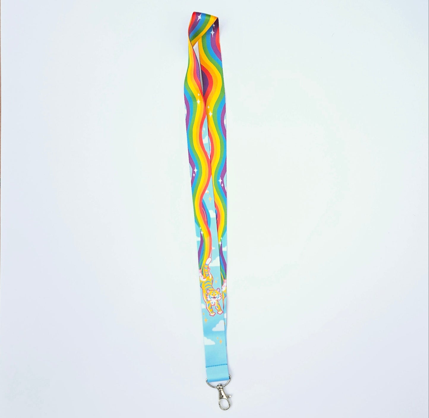Rainbow Tiger Lanyard