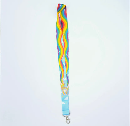 Rainbow Tiger Lanyard