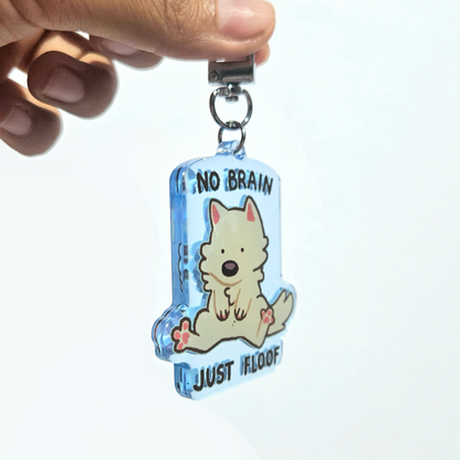 Just Floof Keychain