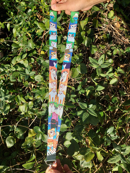 Cats Meme Lanyard