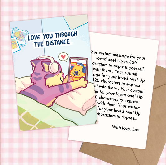 Custom Greeting Card (CHECK DESC)