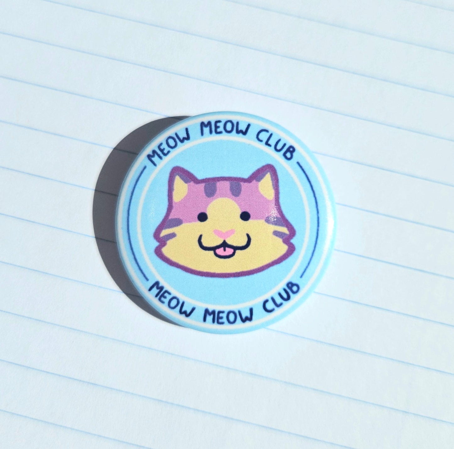 Cat club button