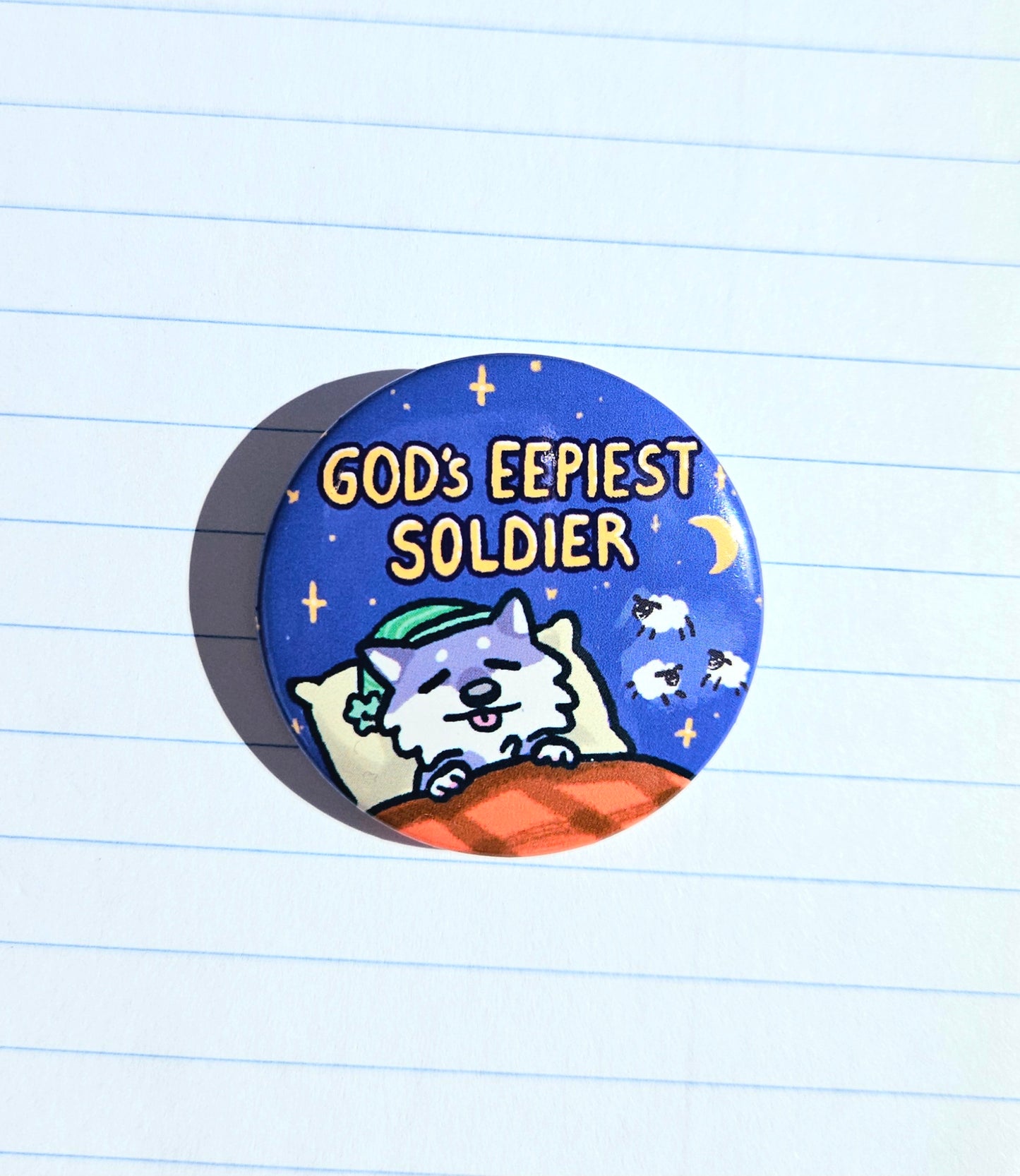 Eepiest soldier Button