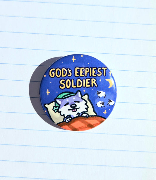 Eepiest soldier Button