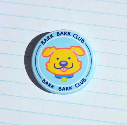 Dog Club button