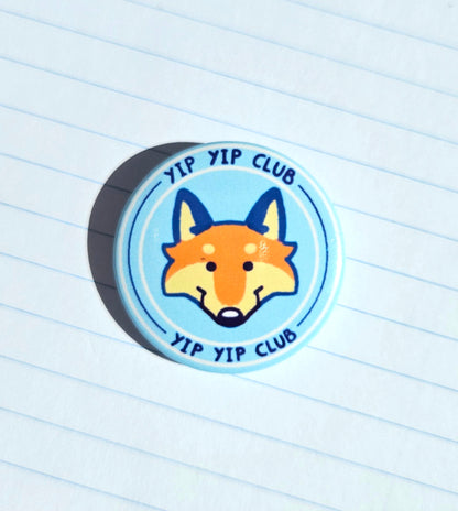 Fox club Button