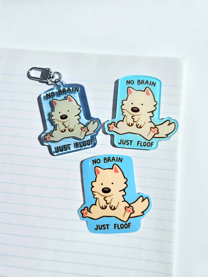 Just floof Vinyl Sticker