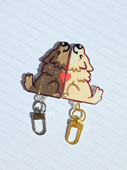 PRE-ORDER Wolves House Keychains Holder